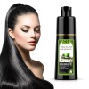 Natural Herbal 250ml Black Hair Color Dye Shampoo Permanent Coloring