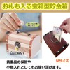 Anopono Piggy Bank Treasure Chest with Key Padlock Antique Bills