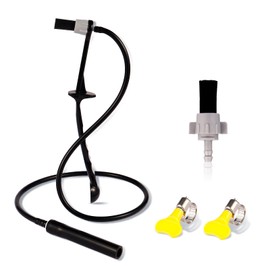 Abeskch Coffee Machines Steam Cleaning Brush,Featuring a Scoop-Shaped end and Removable Heat-Resistant Brush Head, Steam Wand Descaling and Cleaning Tool Suitable for Espresso Machines