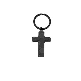 Tobubbmole Joshua 1 9 Be Strong Soccer Cross Keychain Christian Sport Jewelry for Men (soccer keyring BK)