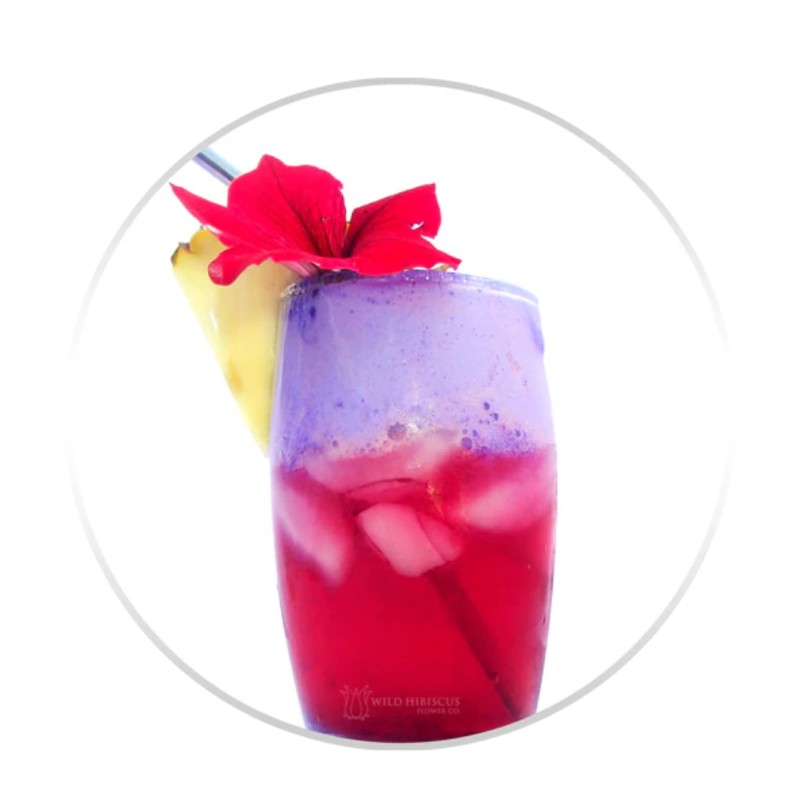 Wild Hibiscus Flower Company Hibiscus Flower All Natural Cocktail Concentrate,