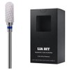 BESSIE Riabit Ceramic Snow Dome F Nail Drill Bit, 1 Piece, White / BESSIE 리아비트 세라믹 스노우돔 F 네일드릴비트, 1개, 화이트