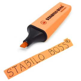 STABILO BOSS Original Pastel Highlighter Pens Markers - Set of 3 - Peach, Yellow, and Mint