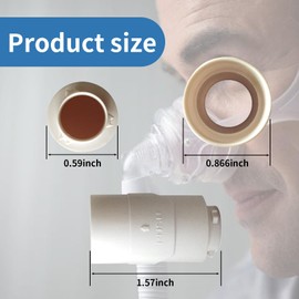 2 Pack Universal Tubing Connector,Hose Adapter Compatible for AirMini,Hose Connector for 22mm Mask Diameters