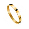 Gold Bangles Bracelet for Women 18K Gold Plated Stainless Steel