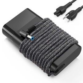 New Replacement hp 65w Laptop Charger for HP Spectre x360 13-4193nr 15-ap001nx 15t-ap000,HP ProBook Charger X360 11 G1 G2 G3 G4 G5 G6,Envy Pavilion Stream X360 13 15 17 15-1039wm Power Supply Cord