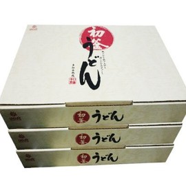 Hakubaku Hatsukama Udon, 3 Boxes (1 Box 9.5 oz (270 g) x 10 Bags x 3 Boxes, 3 Noodle Tsuyu (10.1 fl oz (300 ml)
