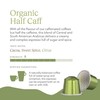 Cru Kafe USDA Organic Half Caff Espresso Coffee Capsules (10