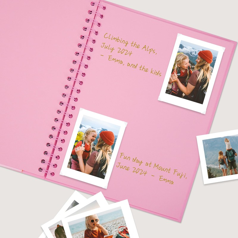 Vienrose Scrapbook DIY Photo Album with 80 Pages, Hard Cover