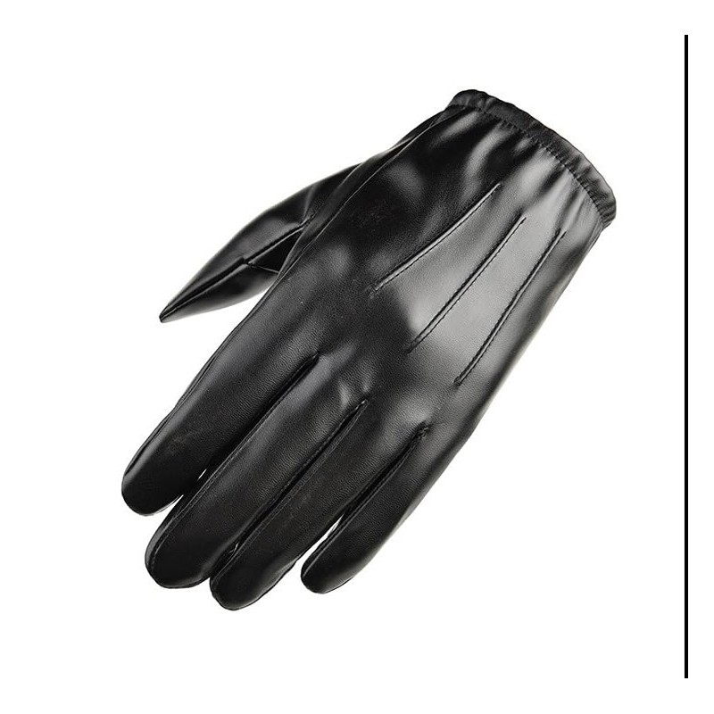 Men's Leather Gloves Touch The Screen Prevent Wind During Driving