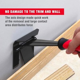 Goldblatt Trim Puller, 4-Inch Tile Removal Multi-Tool for Commercial Work & Home Improvement, Baseboard, Molding, Siding and Floor Removal, Remodeling