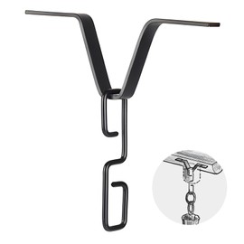 JWH Rain Chain Hooks for Gutter Downspout Outlets V-Mount Rain Chain Gutter Clips Rain Chain Anchors