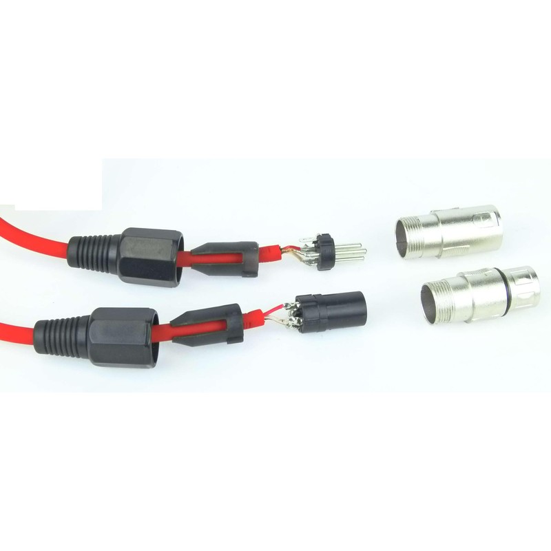 Paccs Microphone Cable 1 m Red XLR Male to XLR