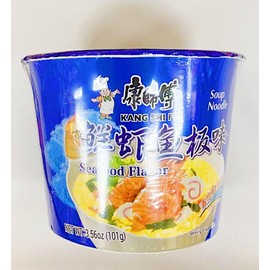 Instant Soup Noodles, Seafood Flavor, 3.56oz, Pack of 4