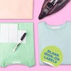 Writable Iron On Clothing Labels, Washer & Dryer Safe (Pack