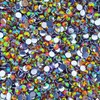MajorCrafts 1000pcs 5mm ss20 Crystal AB Coated Flat Back Round