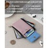 Artpaxy Minimalist Wallet For Mens Womens, Keychain RFID Blocking Zipper