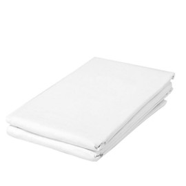 Sábana encimera de microfibra cepillada de lujo, resistente a las arrugas, a la decoloración, 1 paquete (blanco, 1 sábana encimera (individual)