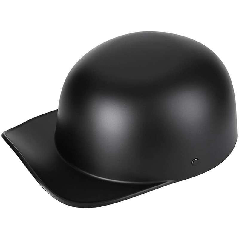 Yesmotor Baseball Motorcycle Helmet Half Cap for Bike Cruiser Chopper