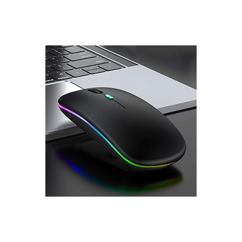 S & E TEACHER'S EDITION LED Wireless Mouse, Matte Black,