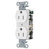 Bryant Electric CRS15W Duplex Receptacle, Commercial Grade, Side Wired Only,