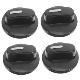 FUNOMOCYA 4pcs Universal Oven Knobs Replacement Plastic Control Knobs for Gas Ranges Electric Stoves and Pressure Cookers Knobs Replacement Part