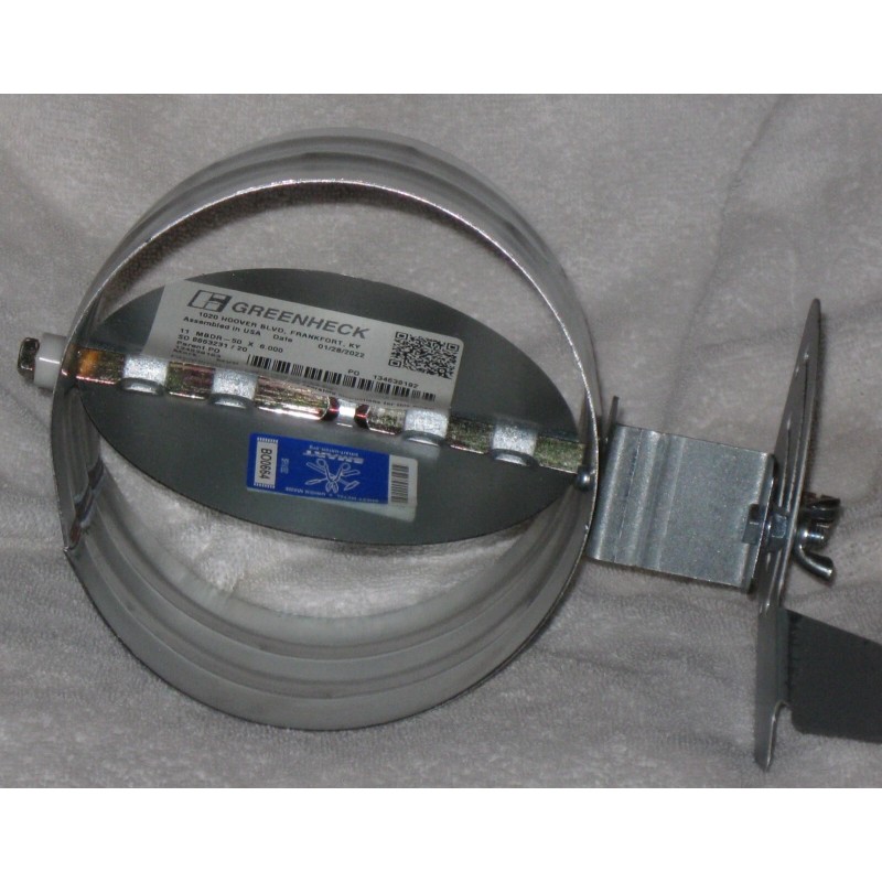 Greenheck 6" Round Manual Balancing Damper MBDR-50x6 NEW!!!!