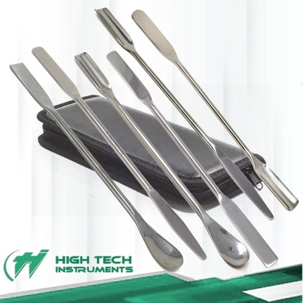 HTI Brand Lab Stainless Steel Spatula Spoon (a set of