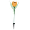 4Pcs Outdoor Solar Power Tulip LED Flower Light Waterproof Garden