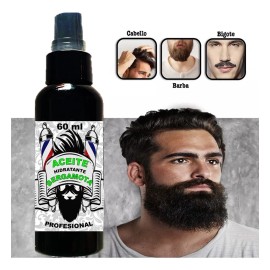 Aceite De Bergamota Hidratante Para Cabello Barba Bigote 60m Bergamota