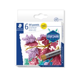 STAEDTLER 2420M C6-C Design Journey Metallic Oil Pastels - Assorted Colours (Pack of 6)