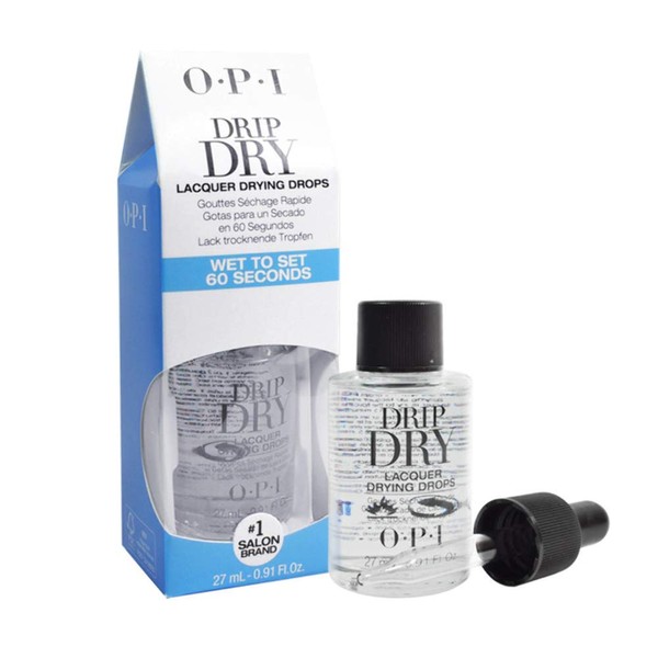 OPI Drip Dry, Nail Lacquer Drying Drops, Nail Polish Fast Drying Drops, 0.91 fl oz