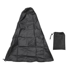 Chiminea Covers Waterproof Dust Prevention 210D Oxford Cloth Patio Chiminea Fire Pit Cover for Gardens Balconies Black