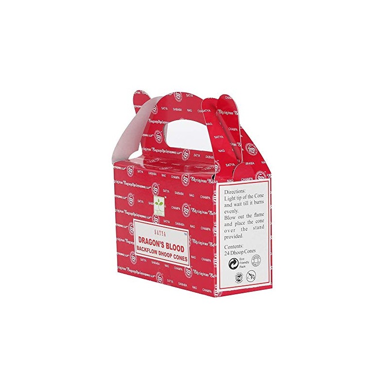 ETHNICITI Satya Genuine Nag Champa Backflow Incense Cones - 24