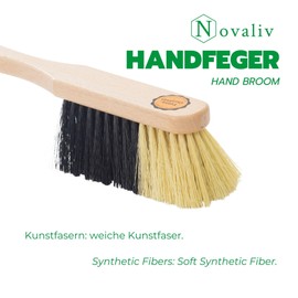 Novaliv Hand brush, fine plastic bristles, hand sweeper