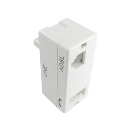 Alida Systems ® - ADSL Microfilter without lead for BT Broadband ADSL Router 1 Pack