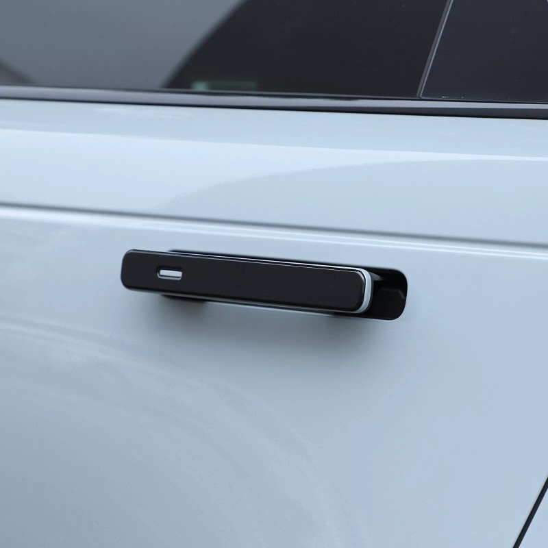 car-king888 ABS Glossy Black Car Door Grab Handle Trim Cover