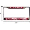 Rico Alabama Crimson Tide Chrome Metal License Plate Frame Holder