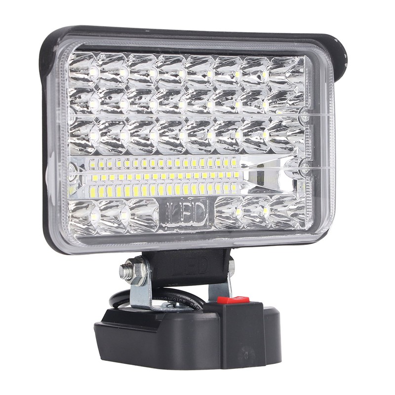 144W 7200LM LED Work Light Spotlight Floodlight Emergency Portable Flashlight
