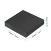 PATIKIL Rubber Bench Block 4"x4"x0.8", 4 Pack Square Stamping Base