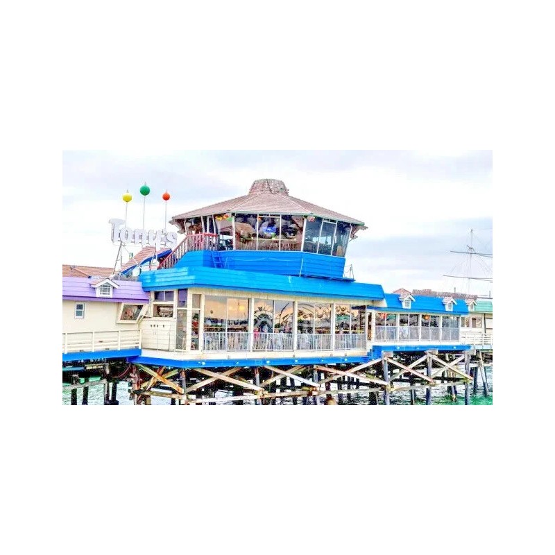 OLD TONY'S ON THE PIER Black Logo Redondo Beach Fire