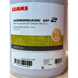 AGRIGREASE 5kg Claas Agrigrease EP 2 Multi-Purpose EP Grease NLGI Grade-2 Extreme Pression