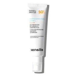 Sensilis Photocorrection HA SPF50+ Fluido Con Color 50ml Protección UVA UVB Hidratante Antiarrugas