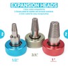 iCrimp Ratcheting PEX Expansion Tool Kit Auto Rotation PEX-a Tubing