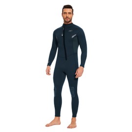 Seaskin Wetsuits for Mens 2mm Front Zip Full Body Diving Suits