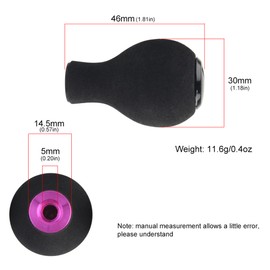 Fishing Reel Handle Knob EVA Baitcasting Reel Handle Knob Trolling Reel Handle Accessory Ultralight Fishing Tackle Tools