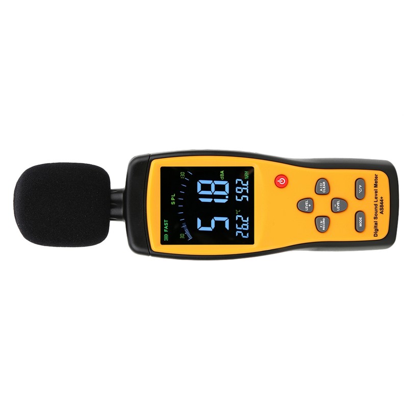 SMART SENSOR AS844+ Sound Level Meter LCD Digital Decibel Meter