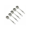 Stainless Steel 1 Tablespoon Measuring Coffee Scoop Spoon, Set of