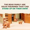 Terra by Battat – Realistic Brown Bear Family Set –