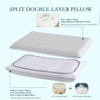 YOUR MOON Cooling Memory Foam Pillow Queen Size, Soft Support